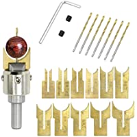 ZUHANGMENG - Juego de brocas de madera para hacer cuentas y fresado- herramienta de carpintería- fresadora de bolas de…